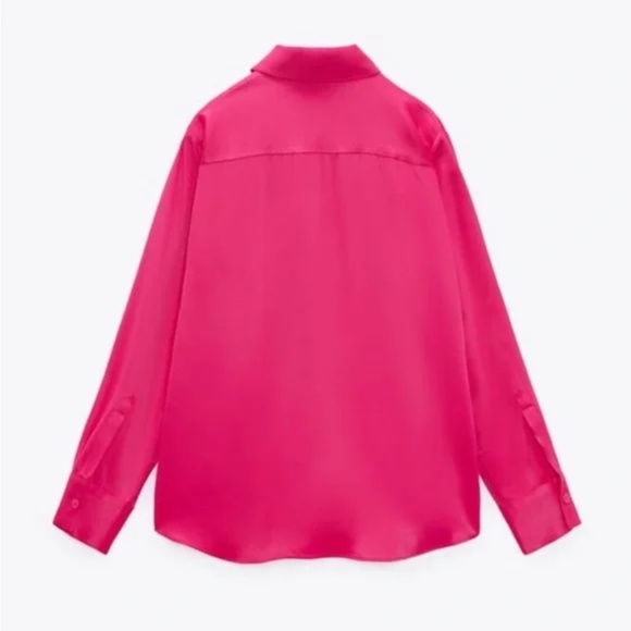 Zara satin effect 2-piece pant set S New - Picture 10 of 15